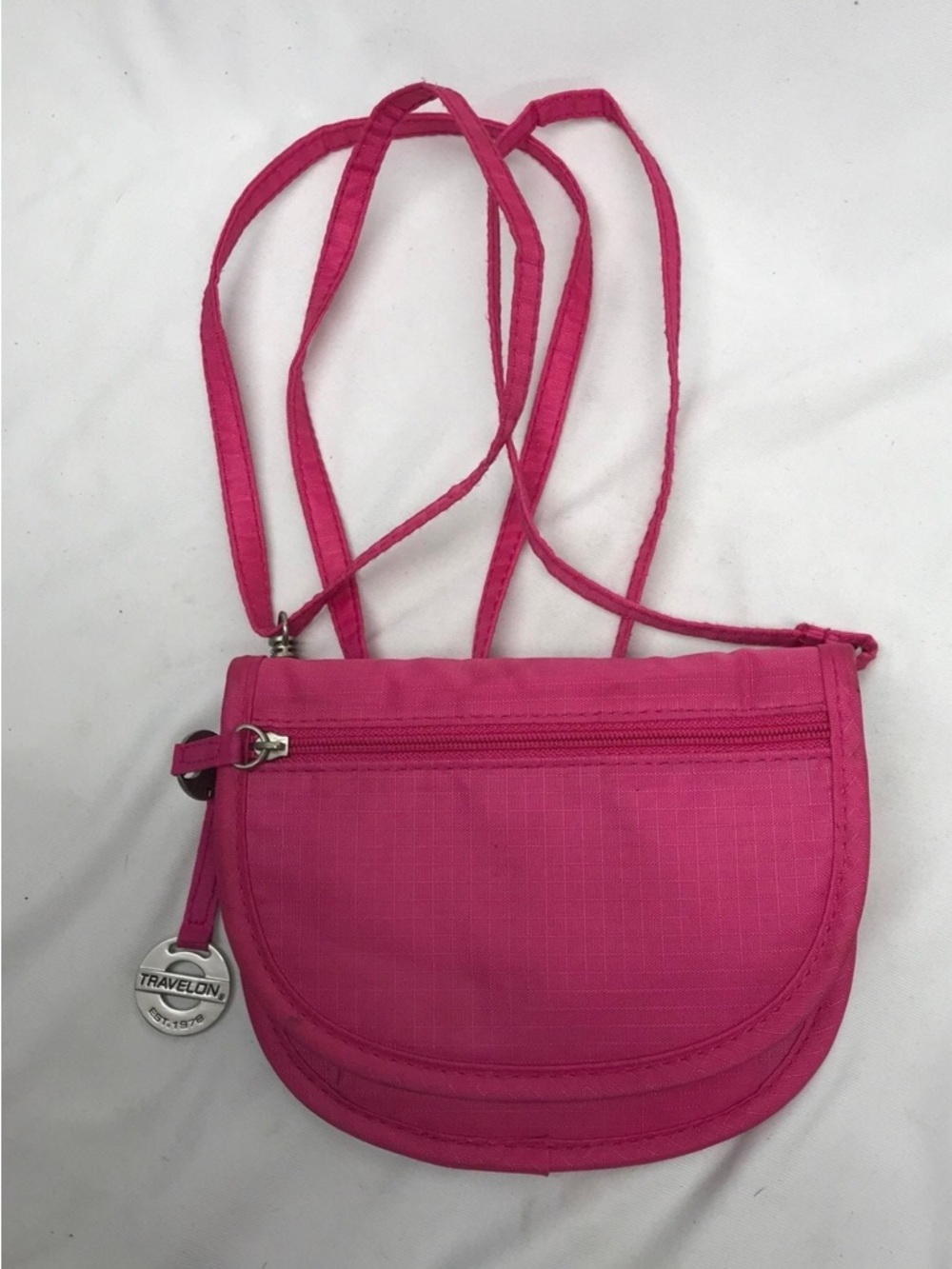 Mini Convertible Travelon Crossbody Pink